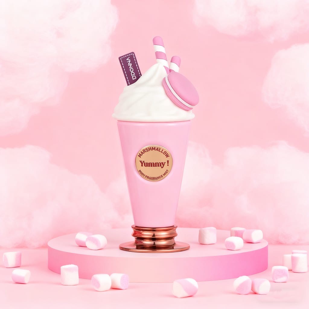 Lot de 6 Pièces - Brume Corporelle "Yummy Marshmallow!" 200ML - D'donna