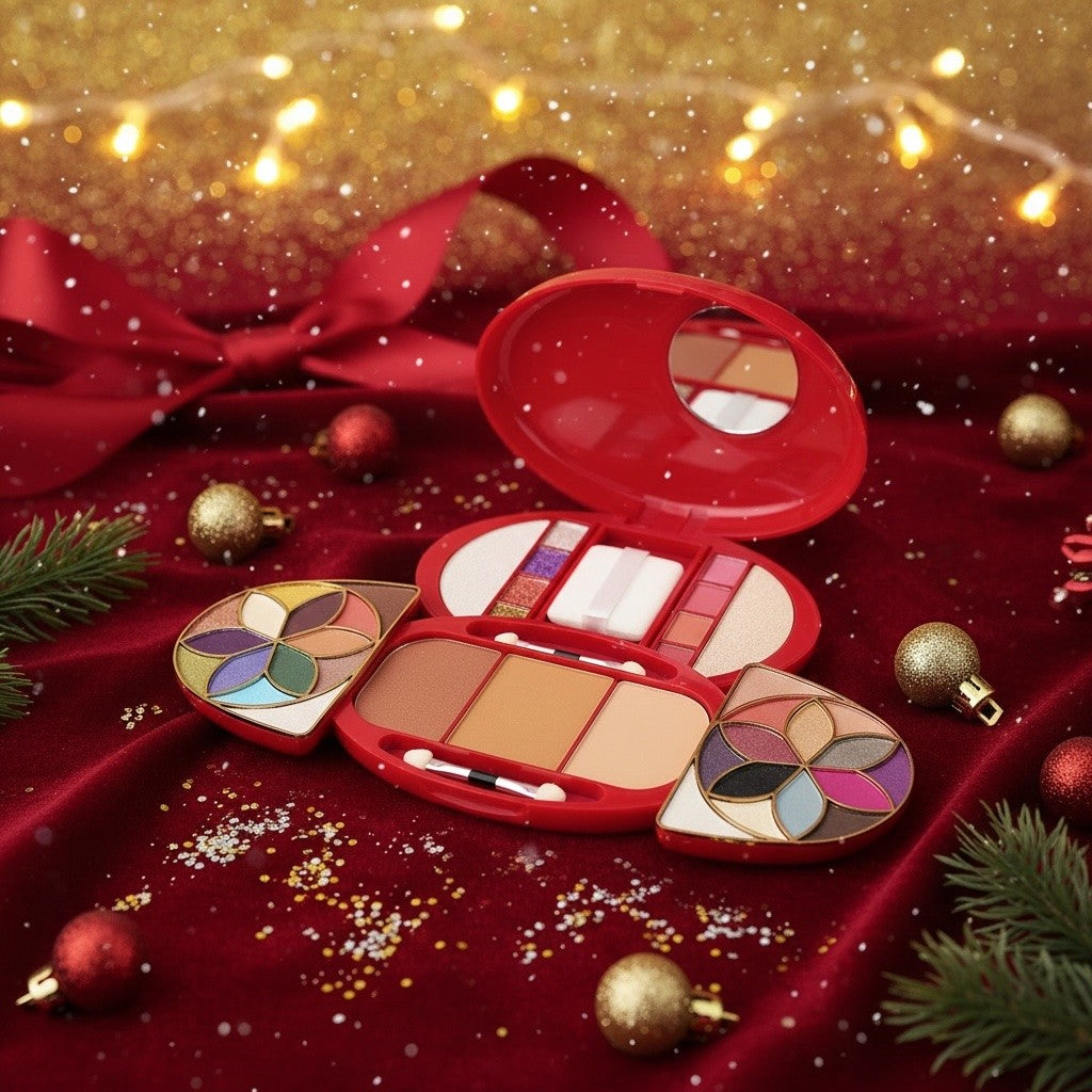 Lot de 3 - Coffret maquillage complet pretty - Laeticia well