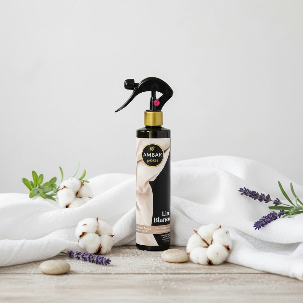 Lot de 6 - Spray d'ambiance maison & tissu lino blanco - Ambar