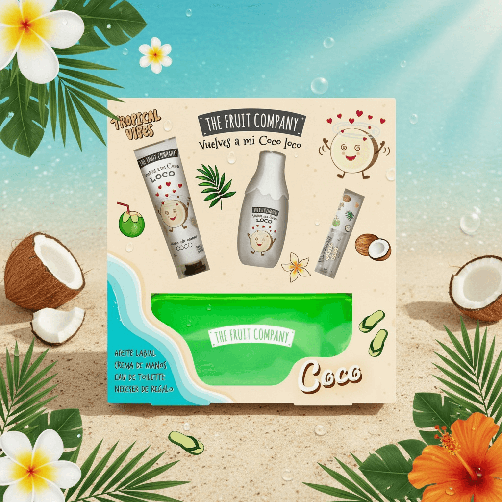 Lot de 3 coffret 4 pièces coco loco - The fruit company