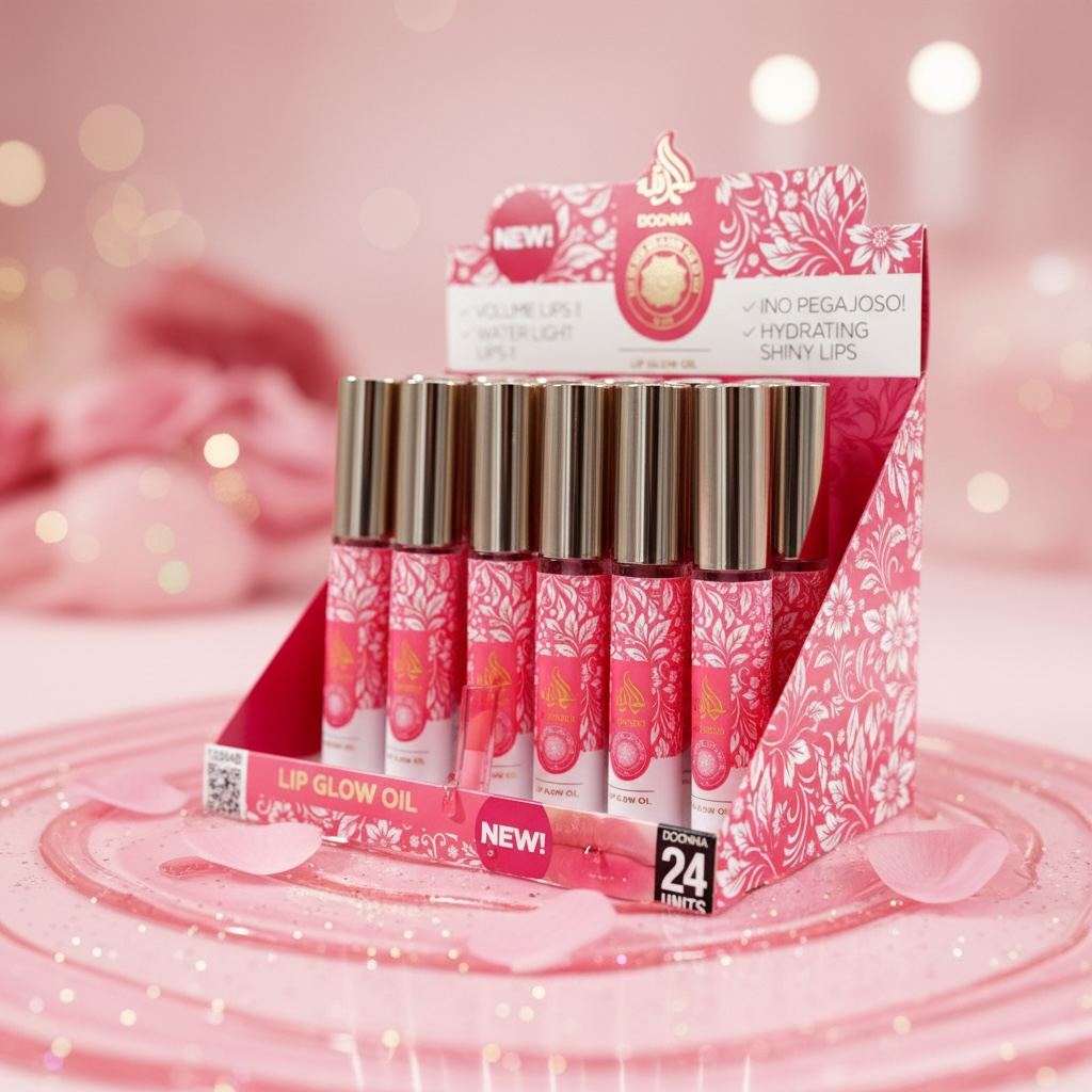 Set of 24 - Lip glow oil candy lip volumizers - D'donna