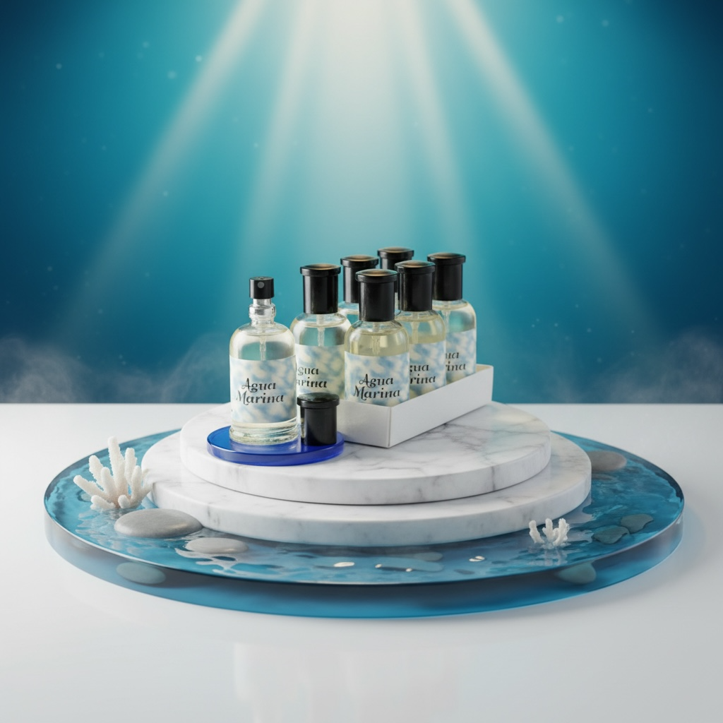 Lot de 6 - Parfum agua marina 30ml - Prady