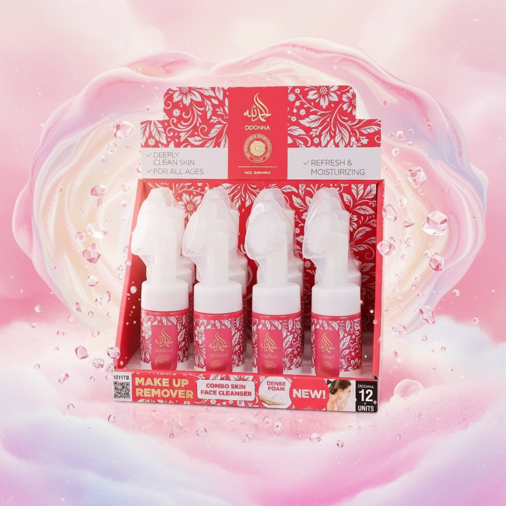 Lot de 12 - Mousse démaquillante parfum candy 100ml - D'donna