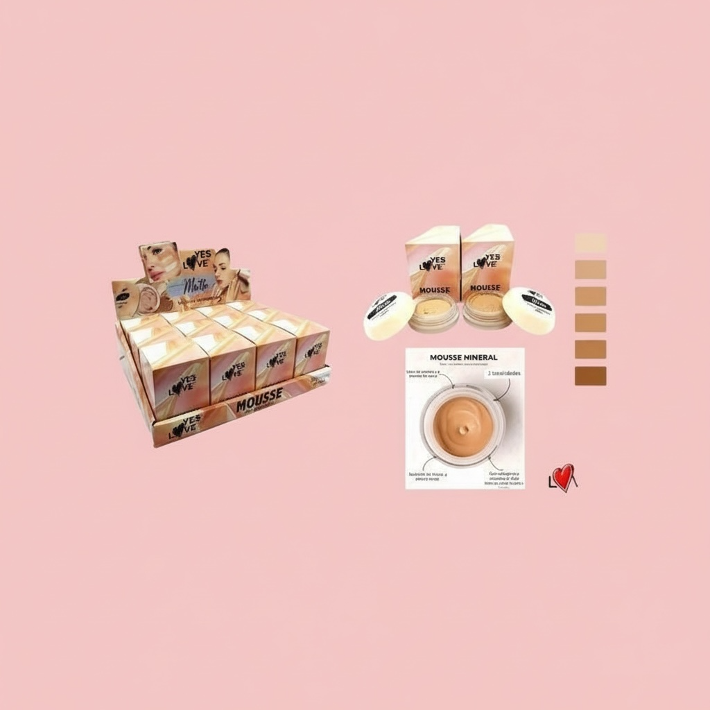 Pack of 12 - Ultra Covering Matte Mousse Foundation - 2013/4 - Yes Love