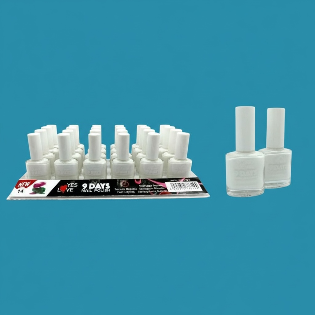 Lot de 24 vernis effet gel 9 jours 2776/14 - Yes love