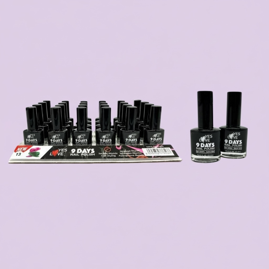 Set of 24 9-day gel effect nail polishes 2776/13 - Yes love