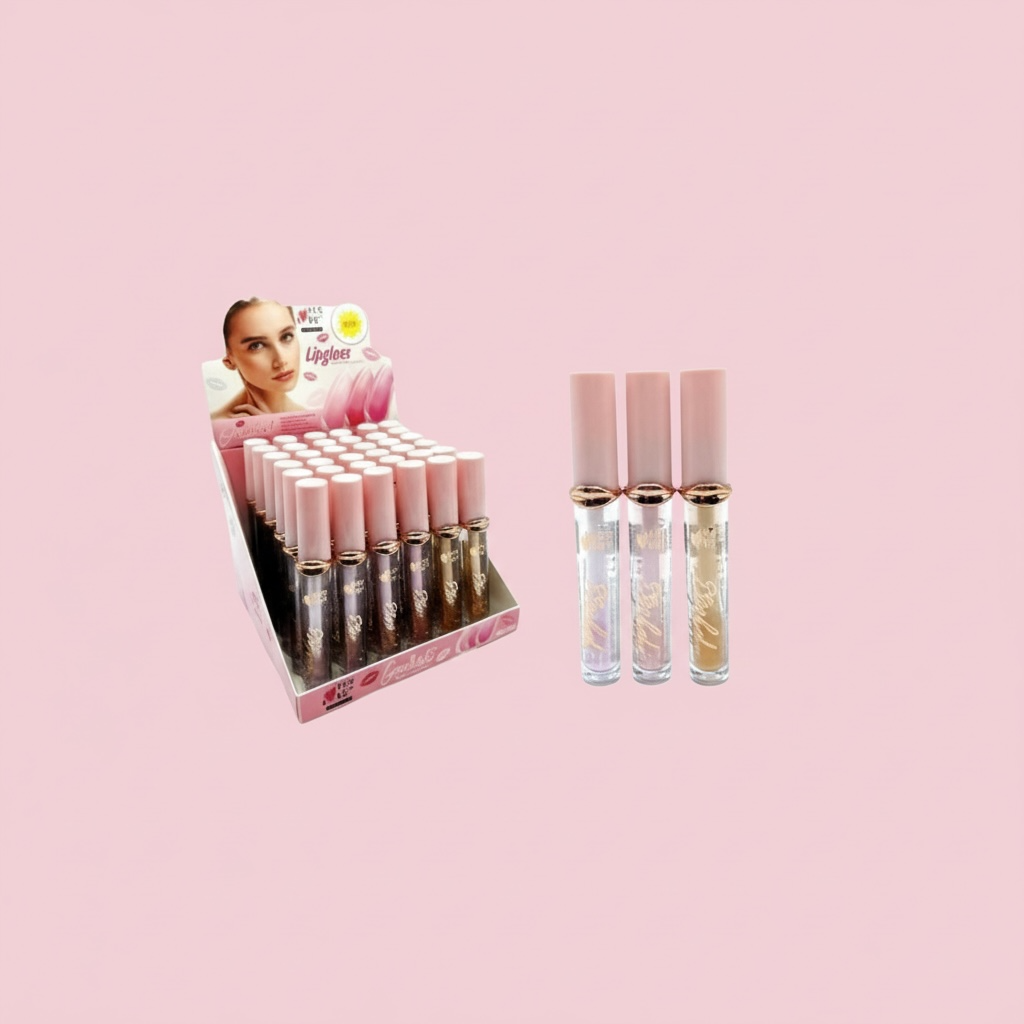 Pack of 36 moisturizing lip glosses 0398 - Yes love