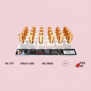 Lot de 24 vernis effet gel tenue 9 jours / blanc - Yes love