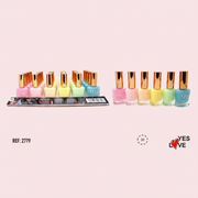 Set of 24 Pieces - 9 Kours Gel Effect Nail Polish No. 30 - Yes Love