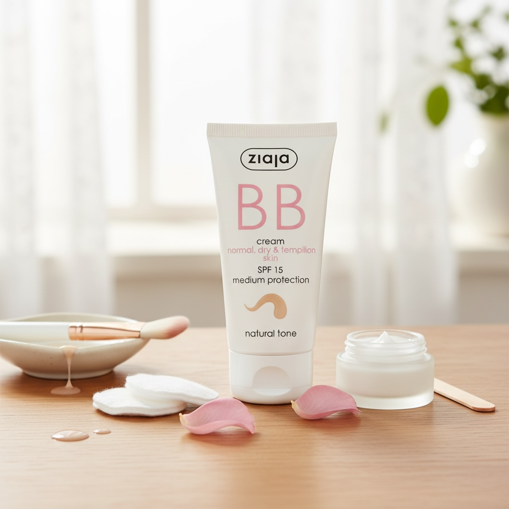 Lot de 6 - BB Crème pour Peau Sèche & Sensible Ton Naturel - Ziaja