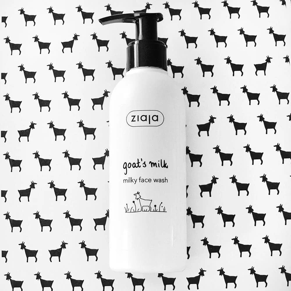 Pack of 6 - Ultra-gentle facial cleanser with goat's milk 200ML - Ziaja