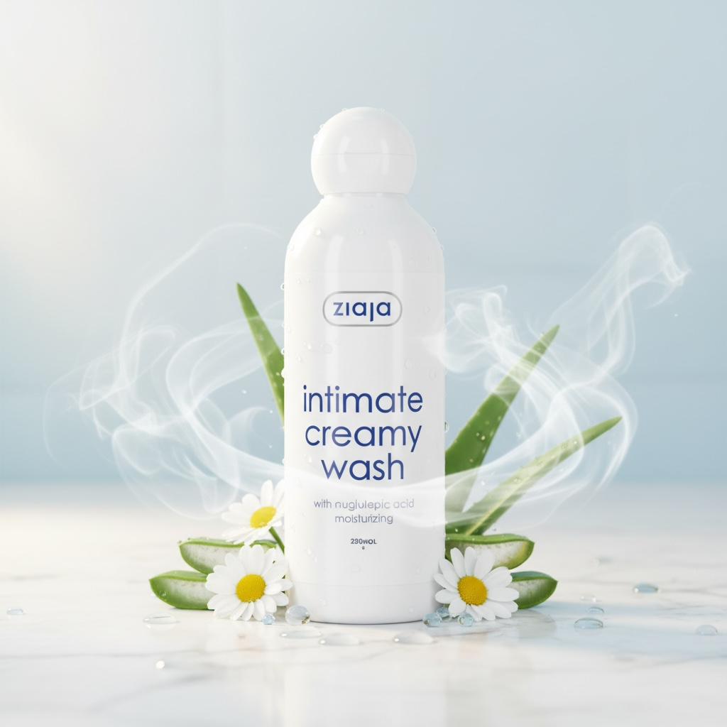 Lot de 6 - Crème lavante intime à l'acide hyaluronique 100ML - Ziaja