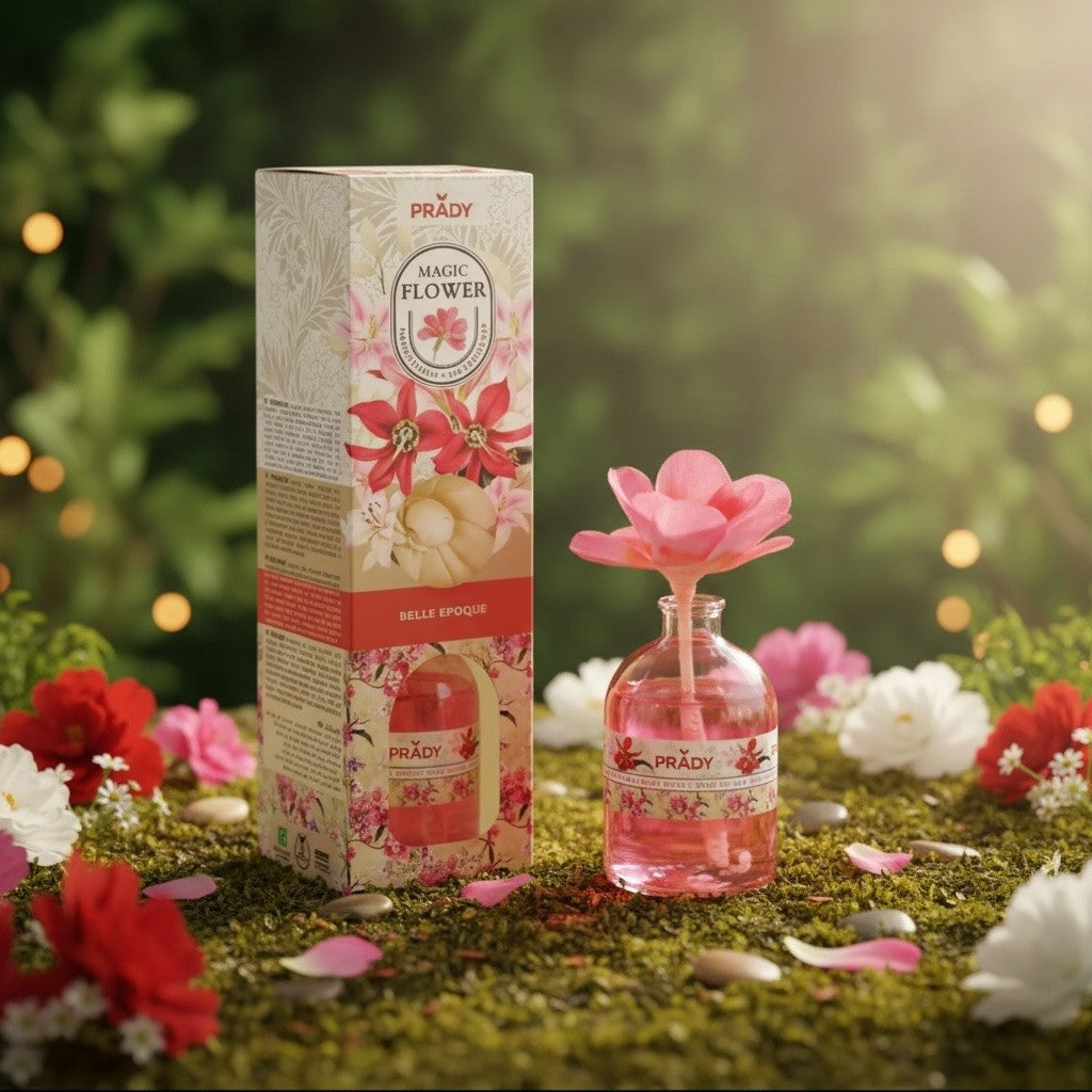 Lot de 6 - Diffuseur magic flower belle epoque 100ml - Prady