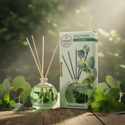 Set of 5 Pieces - Mikado Botanic Mint Eucalyptus Diffuser 75ml - Ambar