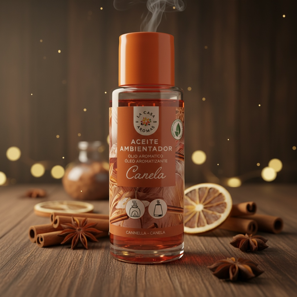 Set of 12 Pieces - Cinnamon Aromatic Oil 50ml - La casa de los aromas