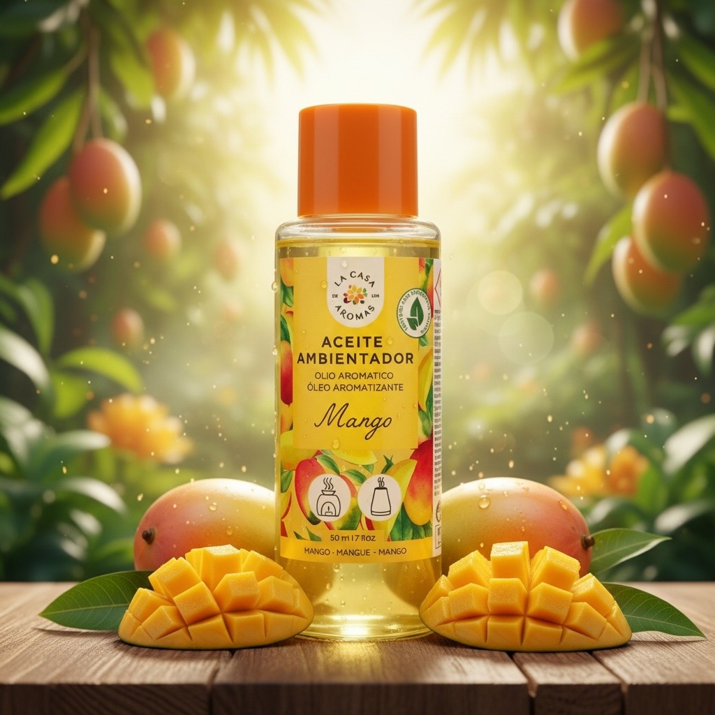 Lot de 12 - Huile aromatique mangue 50ml - La casa de los aromas