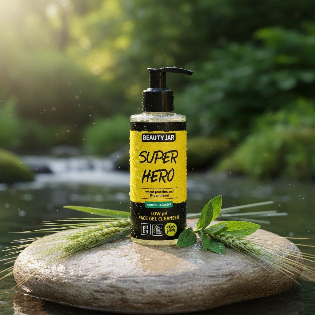 Lot de 4 - Gel nettoyant visage ph doux vegan - Beauty jar