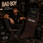 Lot de 5 Paires - Chaussette Homme BAD BOY Marron - Jolis Mots Tendres