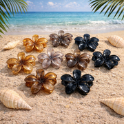 Lot de 12 Pièces - Pinces à Cheveux XXL Fleur De Monoi - Monoi