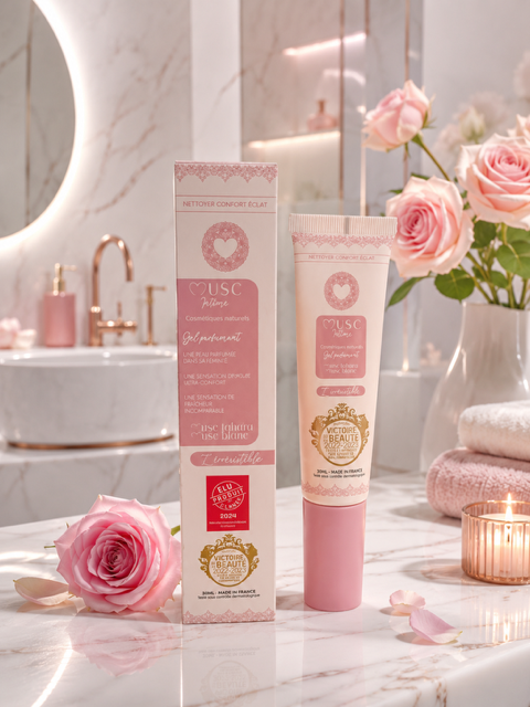 Lot de 4 Pièces - " Musk Intime" Gel Parfumé Musc Tahara Blanc l'Irrésistible 30ml - Musc Intime