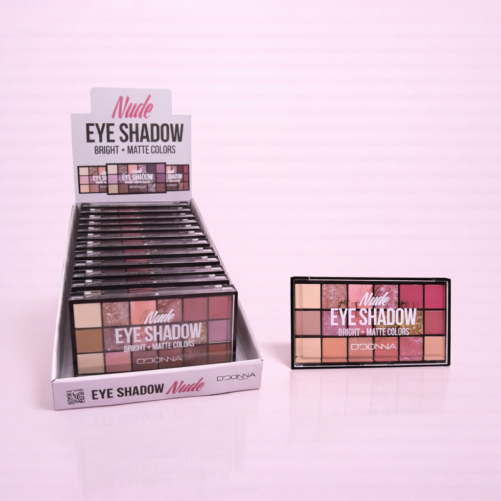 12-Piece Set - Nude Eyeshadow Palette - 11145C - D'donna