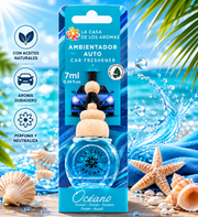 Lot de 14 Pièces - Désodorisant Voiture Parfum Océano - Casa de Los Aromas