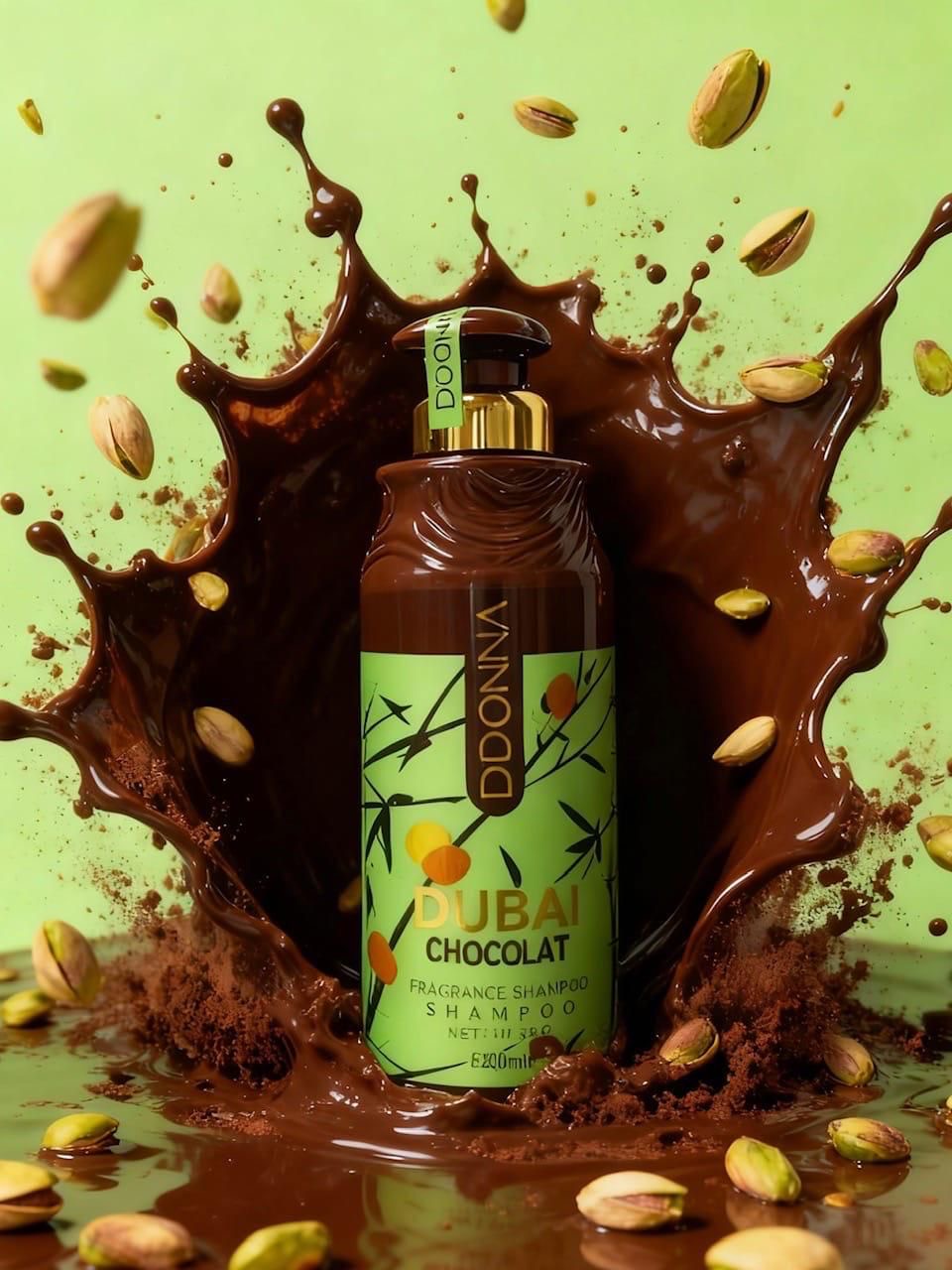 Lot de 6 Pièces - Shampoing Dubai Chocolate 520ml - D’Donna