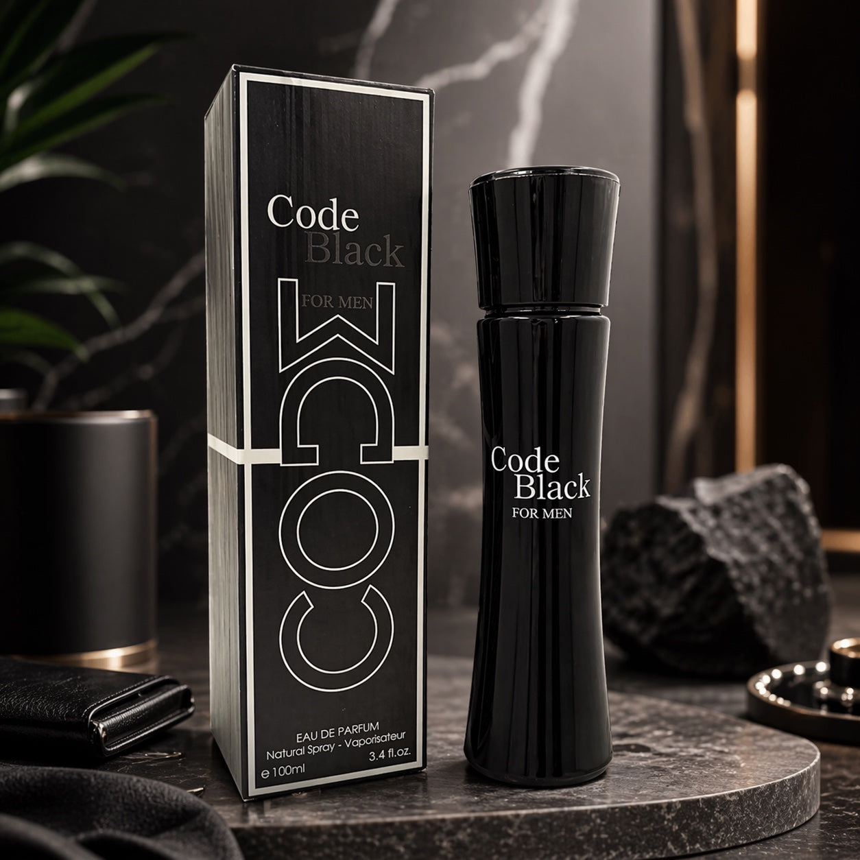 Lot de 6 Pièces - Parfum Code Black 100 ml - Fragrance Couture