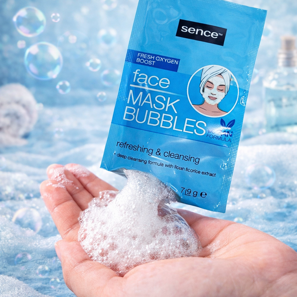 Lot de 24 pièces - 3 Bubbles Masques Nettoyant & Rafraichissant