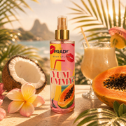 Lot de 6 pièces - Brumes Corps et Cheveux Yum Yummy ! 250ml - Prady