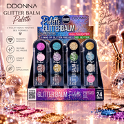 Lot de 24 Pièces - Fards Gel Pailleté 5 Couleurs - D'Donna