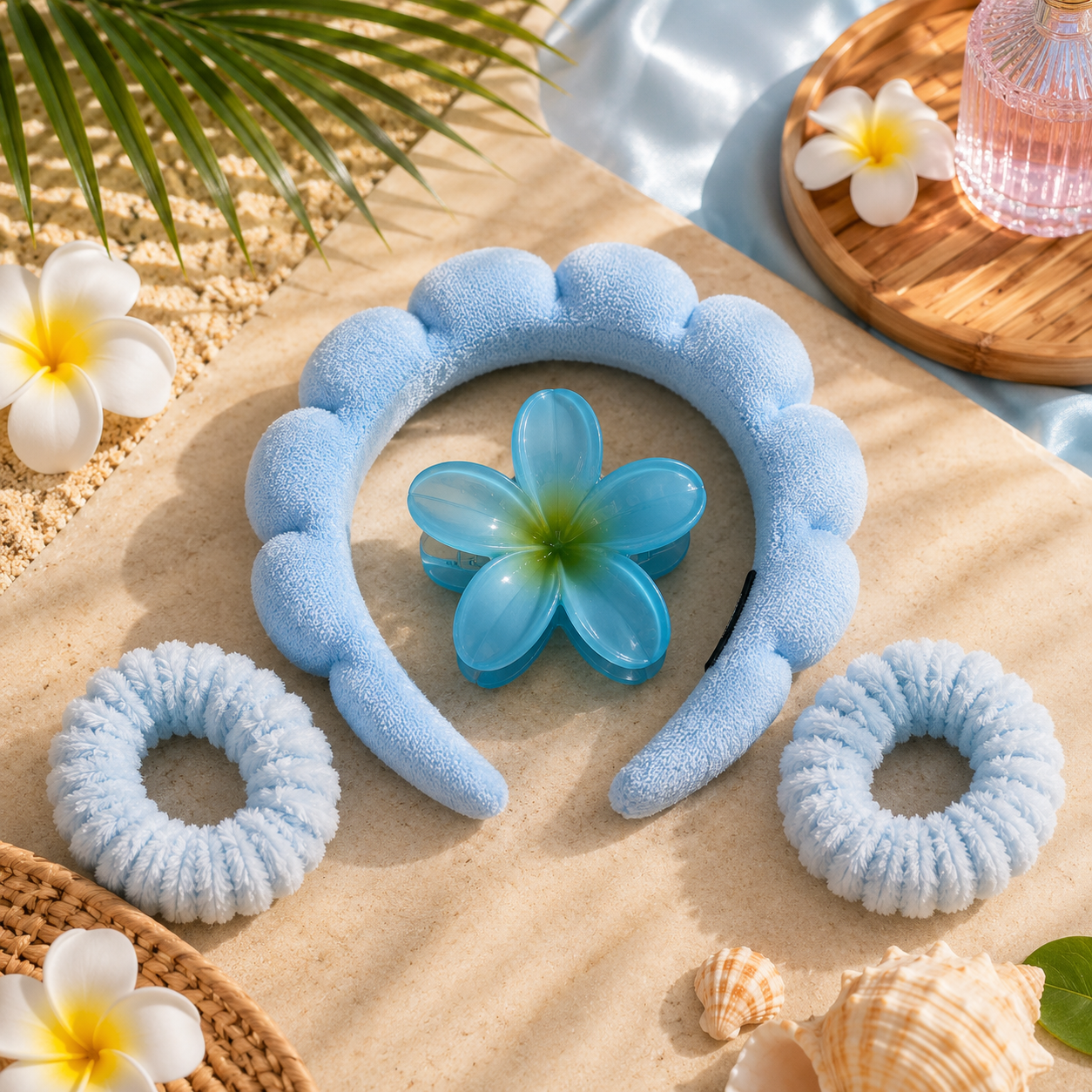 Lot de 12 Pièces - Accessoires Cheveux - Beauté Cheveux – L’accessoire indispensable de l’été !