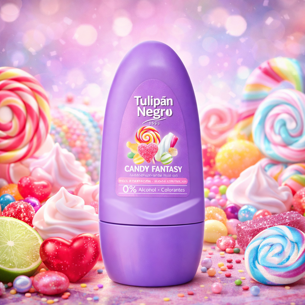 6-Piece Set - Candy Fantasy Gourmet Roll-On Deodorant 50ml - Tulipan Negro