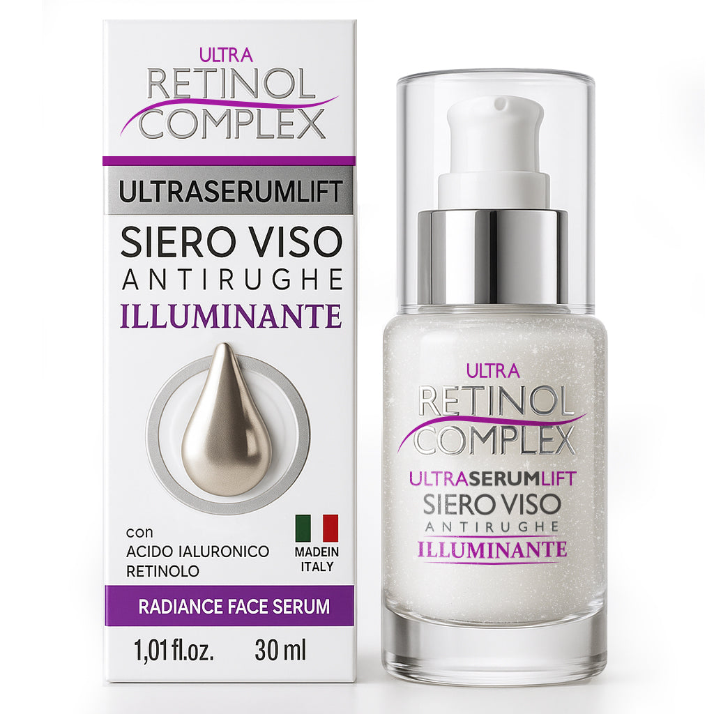 Lot de 6 Pièces - Sérum Visage Éclat Anti - Rides  30ml - Retinol Complex