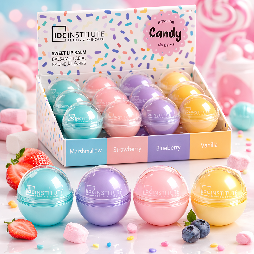 Lot de 24 Pièces - Baumes Hydratant Pour les Lèvres Gourmand - Idc Institute