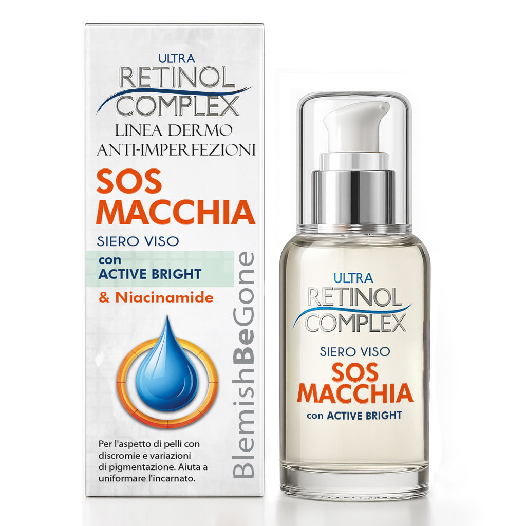 Lot de 6 Pièces - Sérum Visage Anti-Taches SOS Anti Tâches -30ml - Retinol Complex