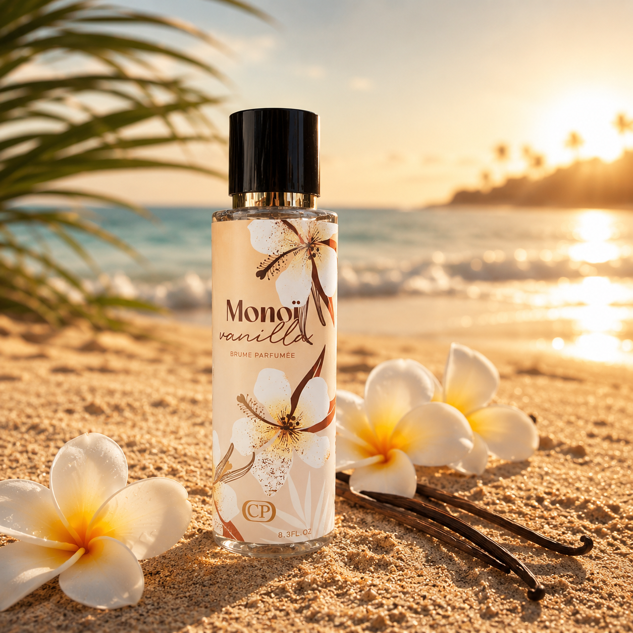 Lot de 6 Pièces - Brume Monoi Vanilla 250 ml - Collection Platinium