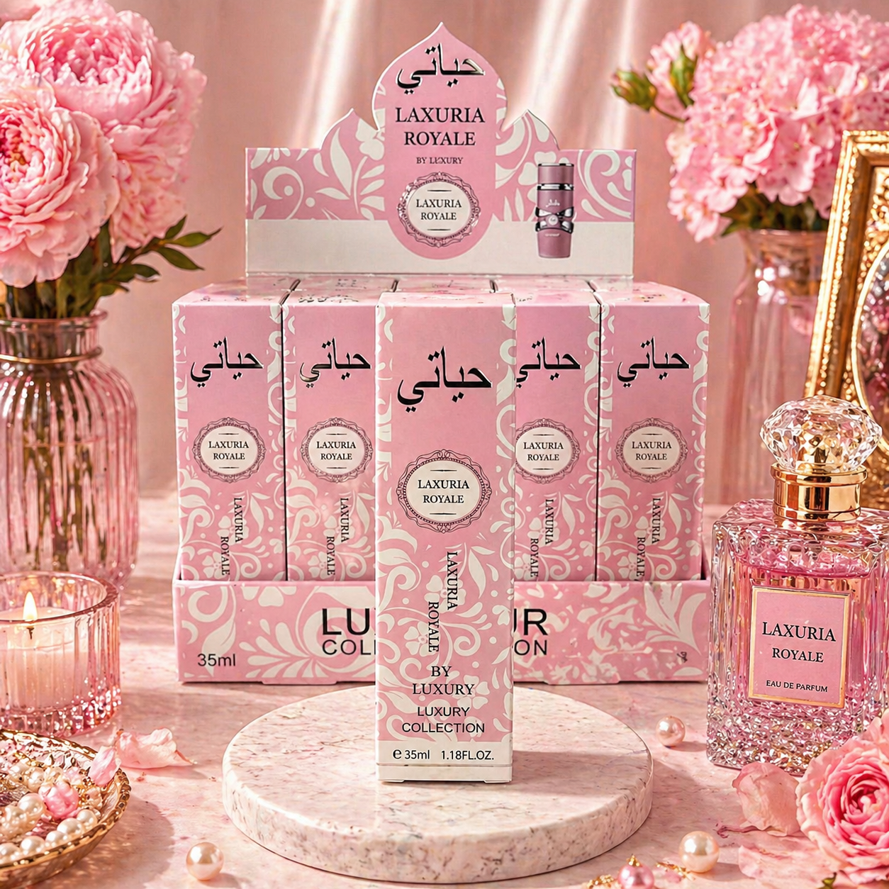 Lot de 12 Pièces - Eau de Parfum pour Femme 35ml n°26 - Laxuria by Luxury