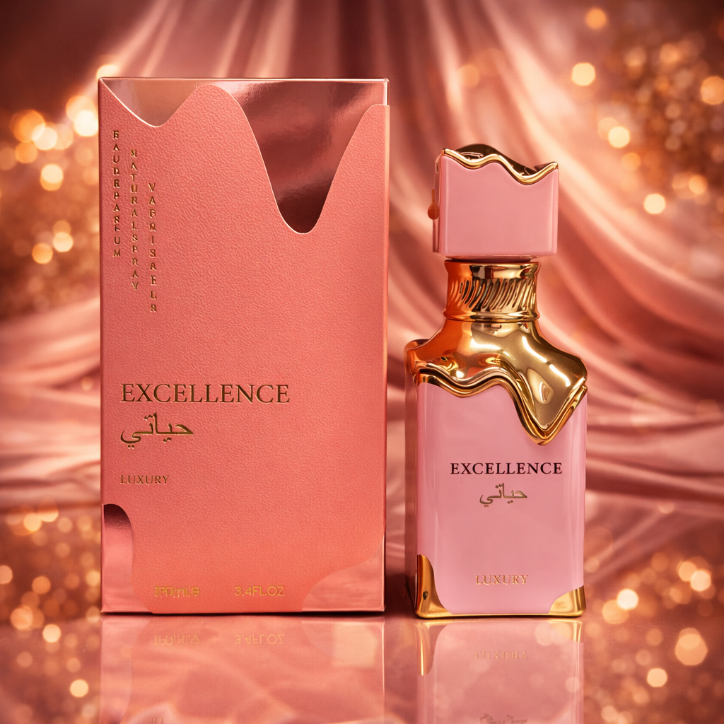 Lot de 6 Pièces - Eau de Parfum Excellence Pink 100ml - Luxury
