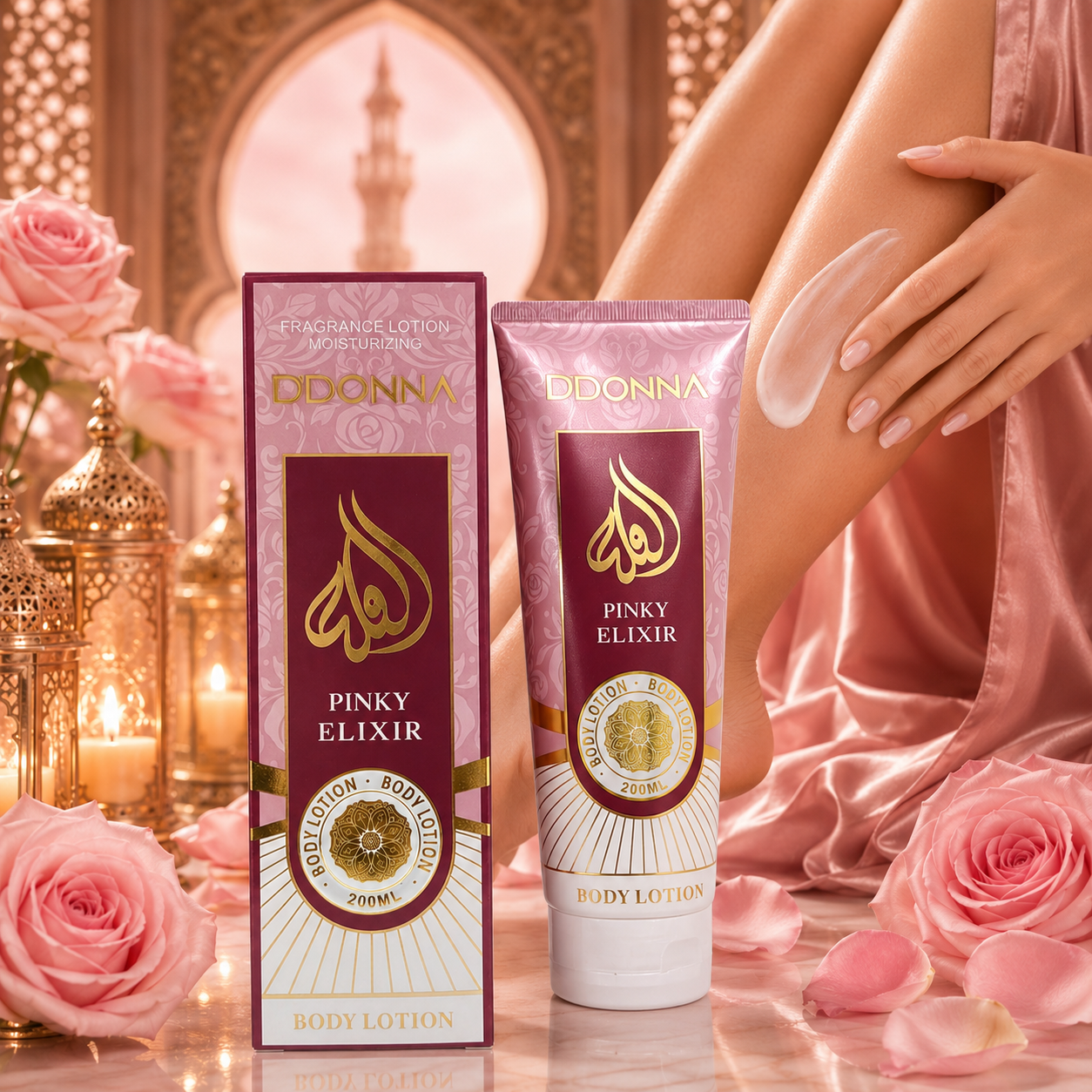 Lot de 12 Pièces - Body Lotion Nourrissante & Adoucissante Yara Elixir 200ml - D'Donna