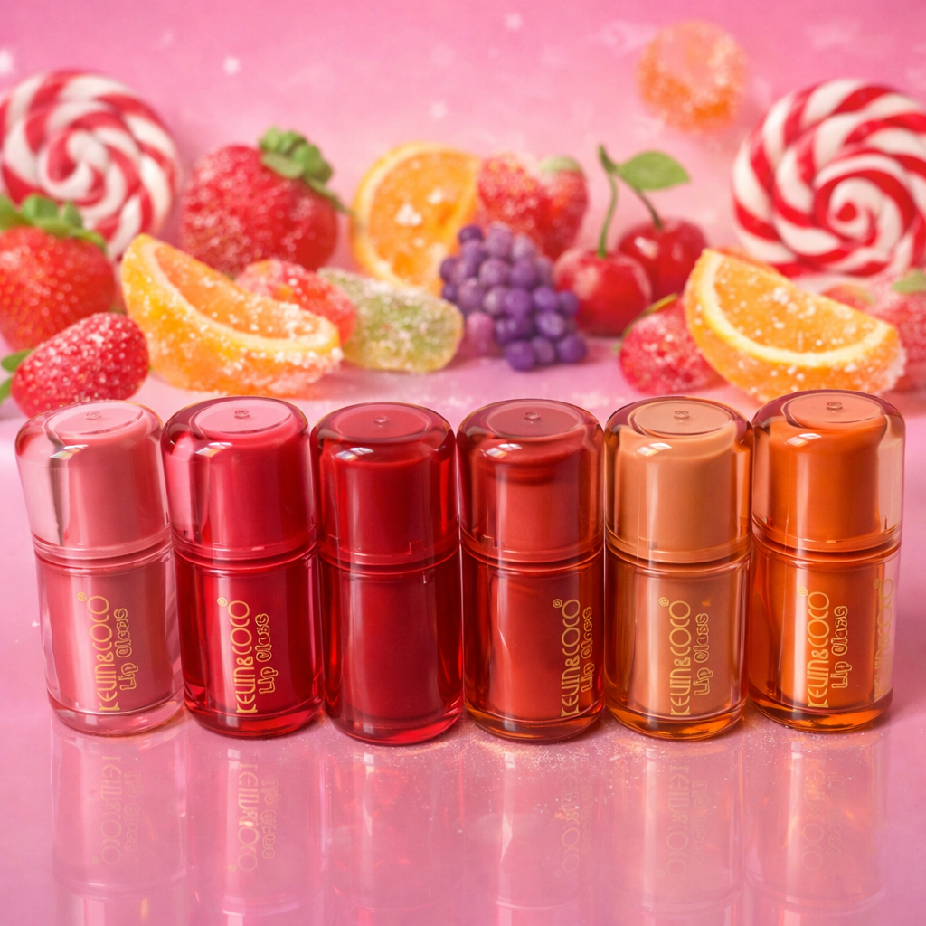 Set of 36 Pieces - Lip Gloss - 6 Colors - Kevin & Coco