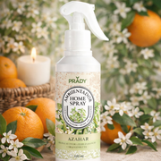 Lot de 6 Pièces - Spray d'ambiance maison tissu et voiture Azahar ( Fleur d'oranger ) 220ML - Prady