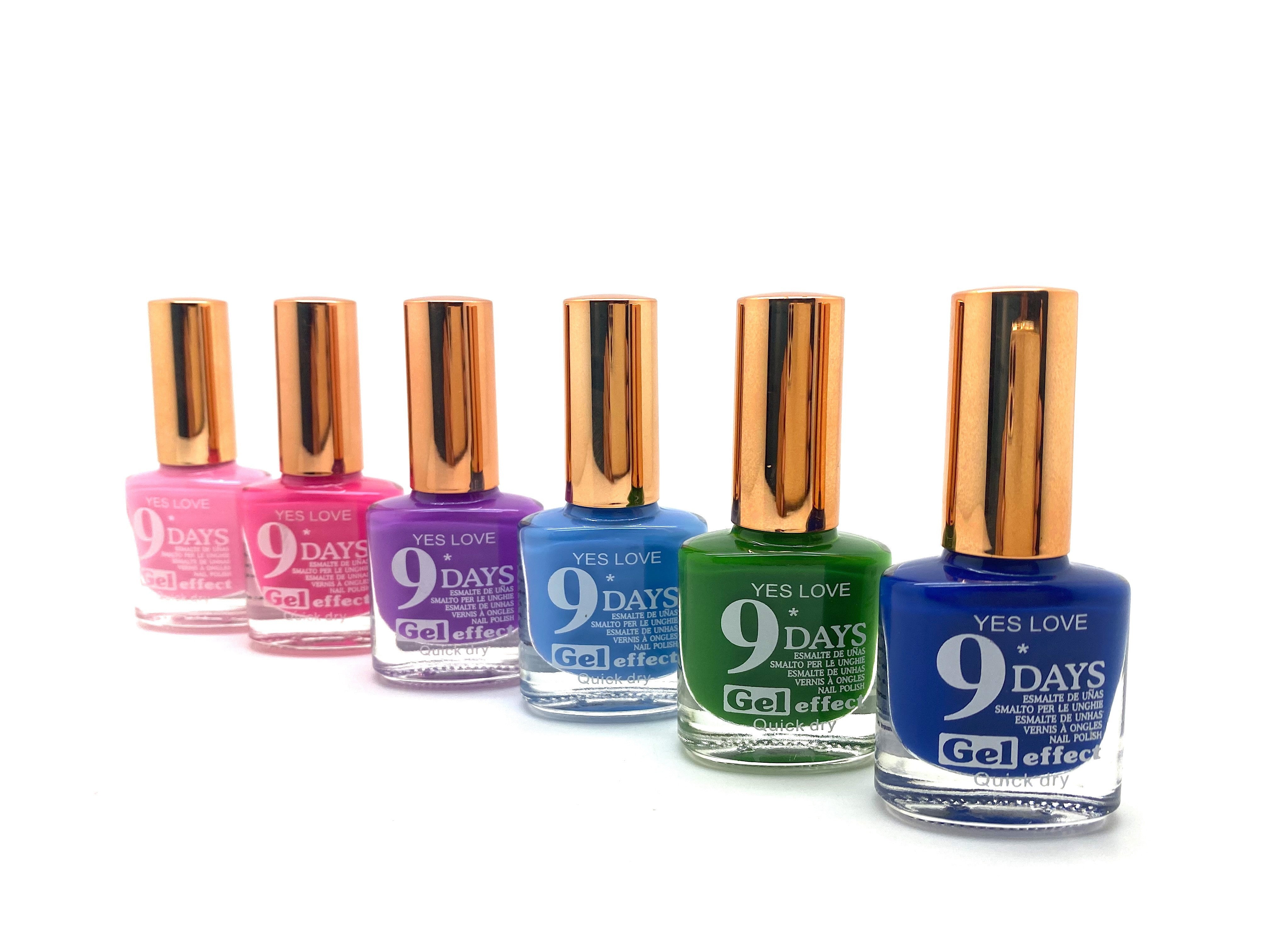 Set of 24 9-day gel effect nail polishes - Yes love - No. 20