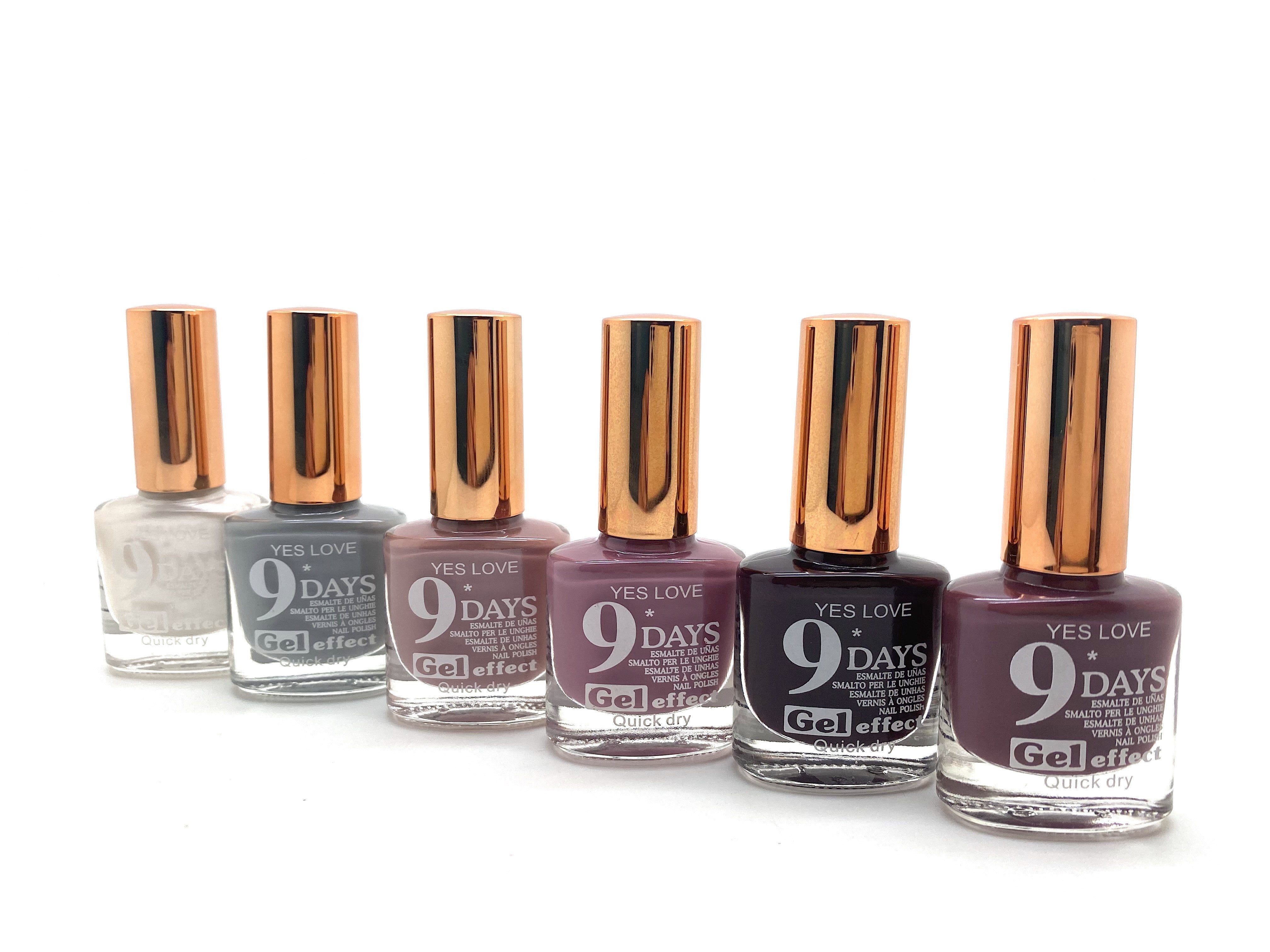 Lot de 24 vernis effet gel 9 jours n°28 - Yes love