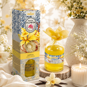 Lot de 6 Pièces - Fleur Magic Diffuseur de Parfum à La Vanille 100ml - Prady