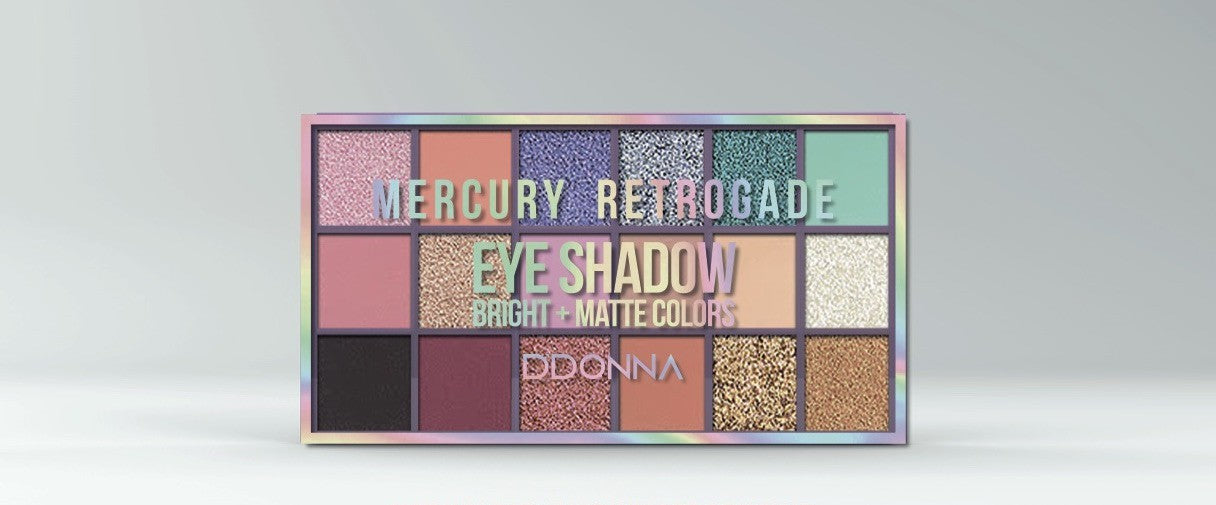 Lot de 12 palette de fards à paupières mercury - D'donna 11145D