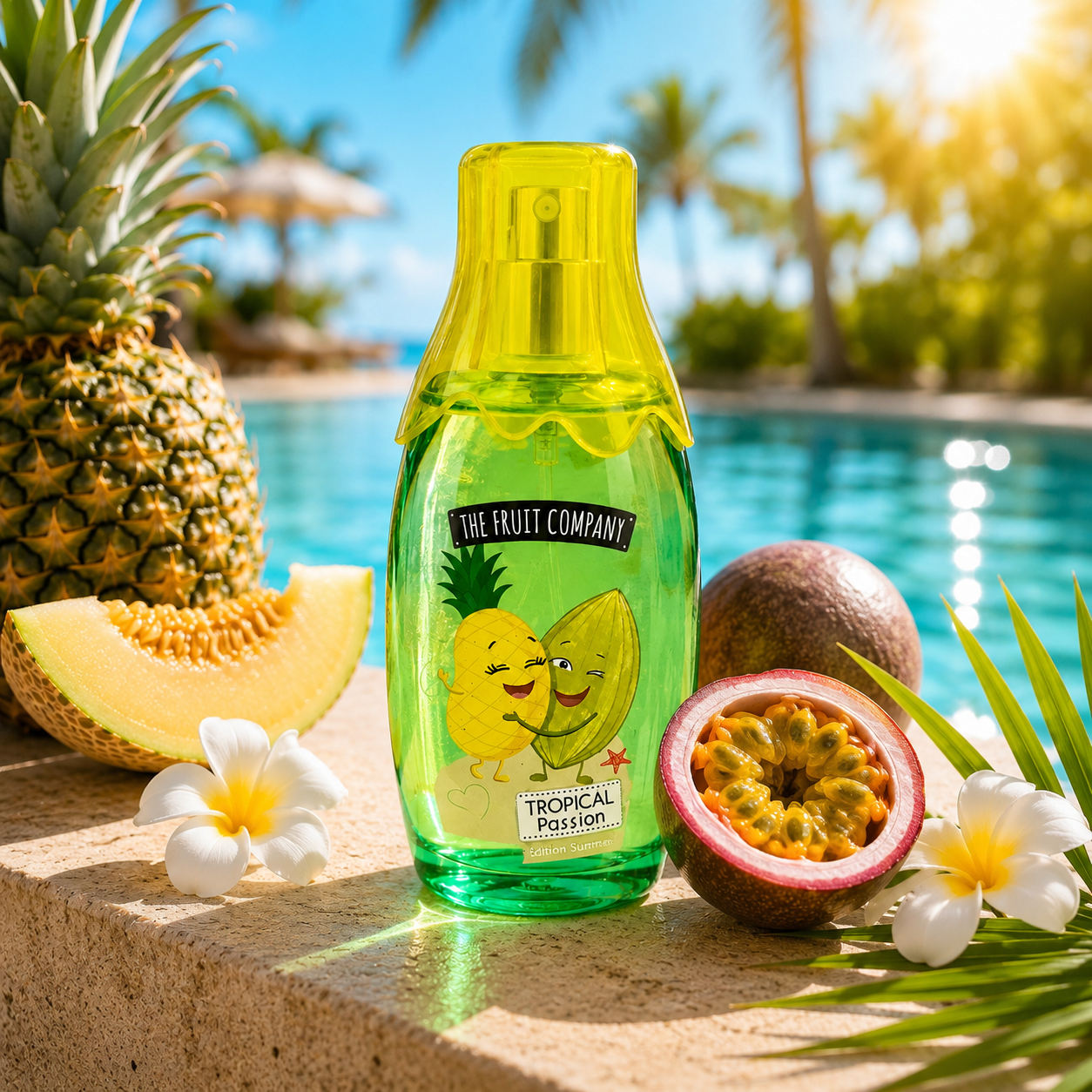 Lot de 6 Pièces - Eau de Toilette Édition Summer "Cocktail Tropical" 40ml - The Fruit Company