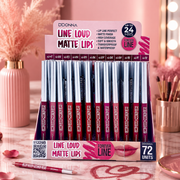 Lot de 72 Pièces - Lip Liner Lèvres Matte 12 Couleurs 11229B - D'Donna