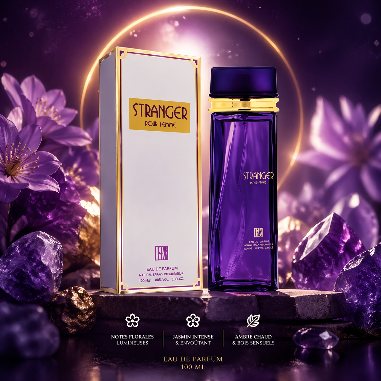 Lot de 6 Pièces - Eau de Parfum Stranger 100ML pour femme - fragrance Couture