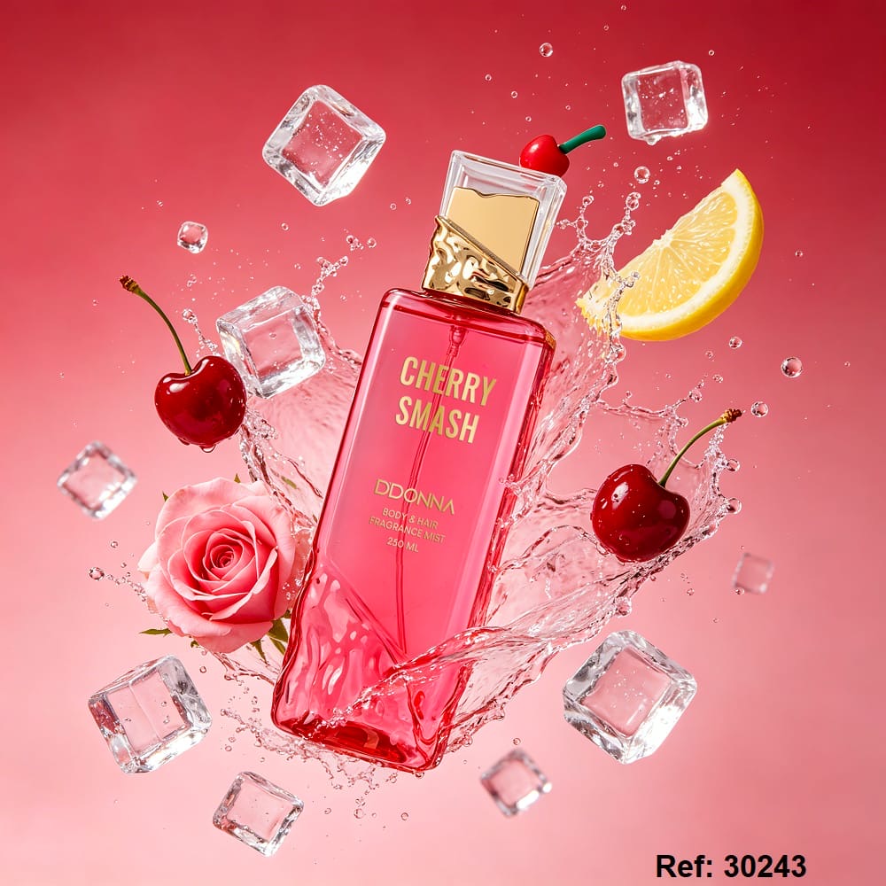 Lot de 6 Pièces - Brume Corps & Cheveux "Cherry Smash" 250ml - D'Donna